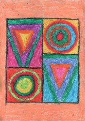 Formas geométricas coloridas