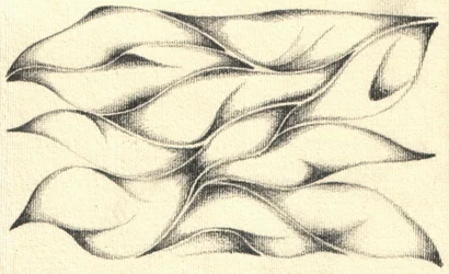 Folhas abstratas em movimento