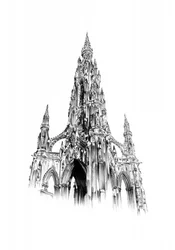 Monumento gótico de Edimburgo