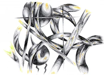 Formas orgânicas entrelaçadas