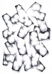 Formas abstratas sobrepostas