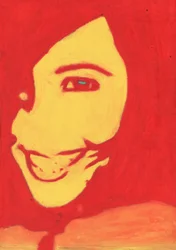 Sorriso Pop Art Vermelho