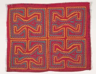 Painel de Camisa (mola), c.1950 (algodão aplicado)