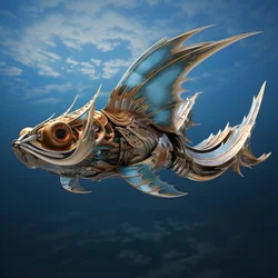 Um peixe voador 4