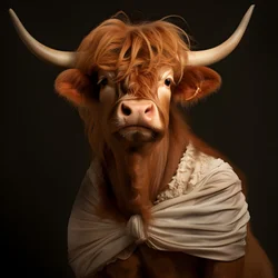 Vaca das montanhas como Marilyn Monroe 2