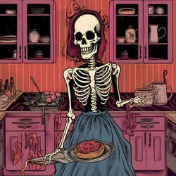 o fantasma na cozinha por maddy connelly obra de arte 1