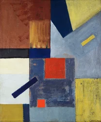 Composição abstrata; Composição abstrata, 1923-1924