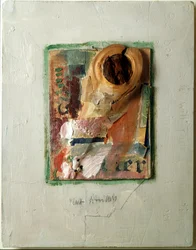 Pear Collage de Kurt Schwitters (1887-1948) 1938 Colecção privada
