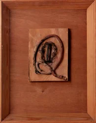 Untitled Composition with film reel and wire by Kurt Schwitters (1887-1948) 1937-1940 Londres, Lords Gallery