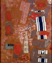 White Carnival Collage de Kurt Schwitters (1887-1948) 1946 Coleção particular