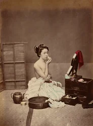 Toucador japonês, c. 1880