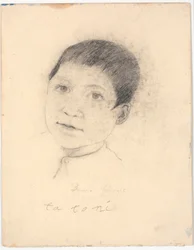 Retrato de menino italiano