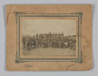 Fotografia das Forças Expedicionárias Americanas integradas na França, 1917-1919.