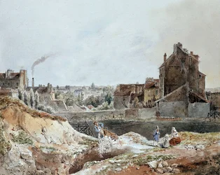 Montmartre em 1833 por Goblain (pedreiras)