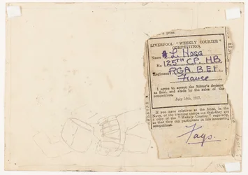 Submissão a um editor de competição de jornal, 1917