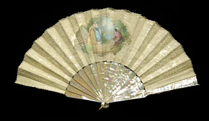 Fã, belga, 1880-89.