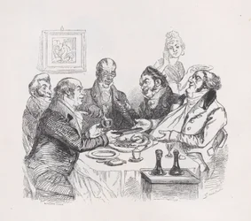 Louvor da Galinha de The Complete Works of Béranger, 1836.