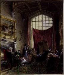 Nossa sala de estar, Piccadilly (aquarela)