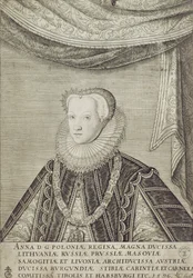 Anna Habsburg (1573-98) Rainha da Polônia, 1596