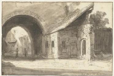 St Janspoort em Arnhem
S Jans Poort tot Aernhem (título sobre o objecto)