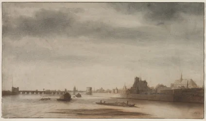 Vista de Orleans do Loire
