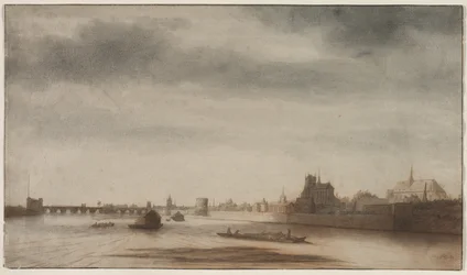 Vista de Orléans do Loire, c. 1670