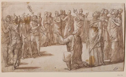 Augusto e a Sibila Tiburtina, ca 1547.