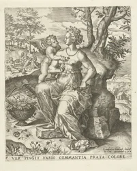 Primavera: Vênus e Cupido As Quatro Estações (título da série)