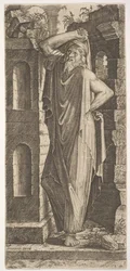 São Filipe, de pé com a mão esquerda no quadril e a mão direita apoiada no colo..., 1545.