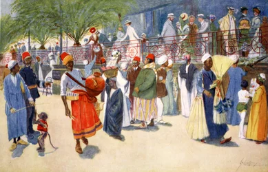 "Cairo Curios, ou O Rebanho de Shepheard", 1908.  