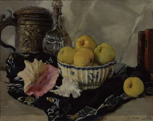 Ainda vida. Casca e maçãs, 1917