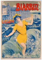 Cartaz do Casino de Biarritz