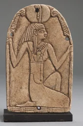 Placa de Maat (faiança) (ver também 325655, 325656 e 325658)