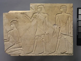 Sacerdotes realizando rituais fúnebres, c.667-647 aC