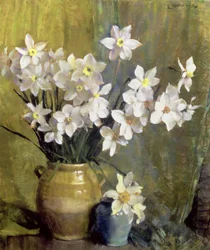 Narciso (pastel sobre papel)