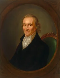 Thomas Paine (1737-1809), c.1792 (óleo sobre tela)