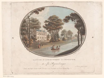 Vista de Ranston em Dorsetshire
Ranston em Dorsethshire La Seigneurie de Jh Ryves Ecuyer. (título sobre o objecto)
Jardins Anglais (título da série sobre o objecto)
Jardins ingleses (título da série)