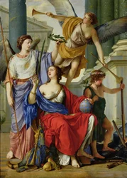 Alegoria da Regência de Ana da Áustria (1601-1666) 1648