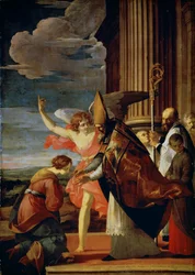 São Germano de Auxerre e Santa Genoveva de Paris, 1630