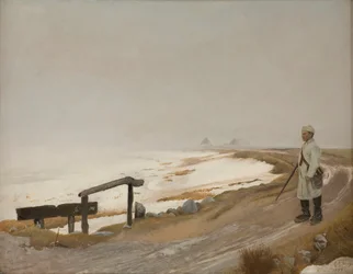 Dia nublado de inverno. Karrebæksminde