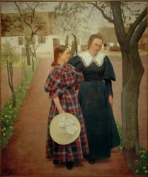 Primavera. Ebba e Sigrid Kähler