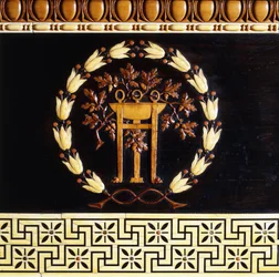 Um piano de grande importância desenhado por Sir Lawrence Alma-Tadema, ação da Steinway New York. Construído em 1887., 1887