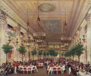 Banquete dado nas Tuileries pelo casamento de Leopoldo I com a Princesa Louise Marie de Orleans