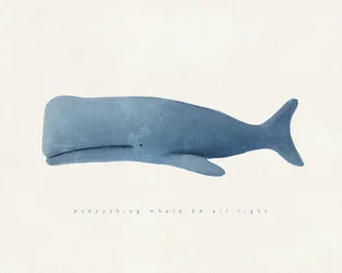 Everything Whale Be All Right, c.2020 (técnica mista)