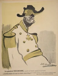 General Duchesne, membro do Conselho de Guerra, ilustração de 