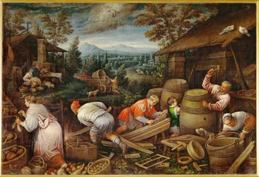 agosto (pintura sobre tela)
