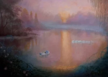 Lago dos Cisnes, 2025 (óleo sobre tela)