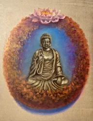 Paz - Buda, 2024 (óleo sobre tela)