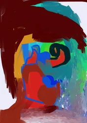 Figura abstrata vibrante