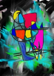 Formas abstratas vibrantes